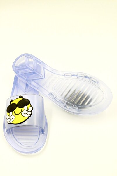 PASSAGE SHOES 6121 Transparent Emoji Beach Slippers