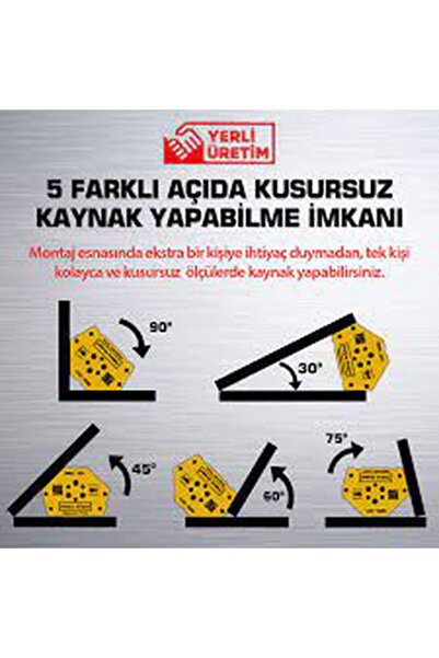 Heinz Manyetik Gönye Açılı Kaynak Tutucu Mıknatıs