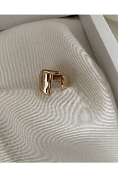 Vi store T Harfli Dolgu Yüzük