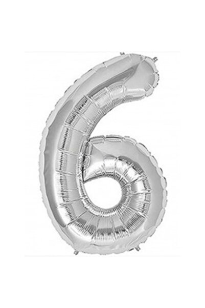 Generic Brand Silver Foil Balloon 34" (6 Pc)