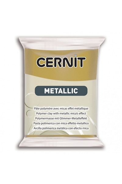 Cernit Metallic Polymer Clay 56g 055 Antique Gold