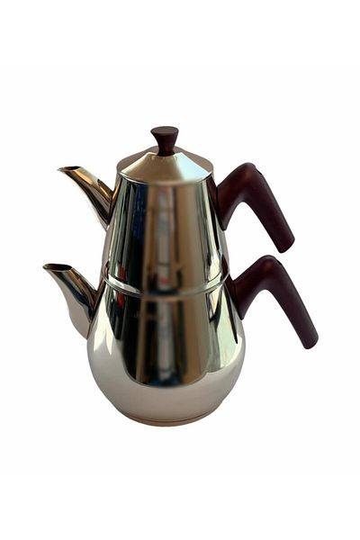 Aryıldız Purple Belt and Large Teapot Set