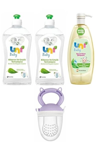 Uni Baby Biberon Ve Emzik Temizleyici 500 Ml*2+saç Ve Vücut Şampuanı 700 Ml+m...