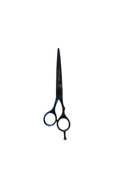 Solingen 6 Inch Professional Blue Black Hairdressing Scissors - Barber Design