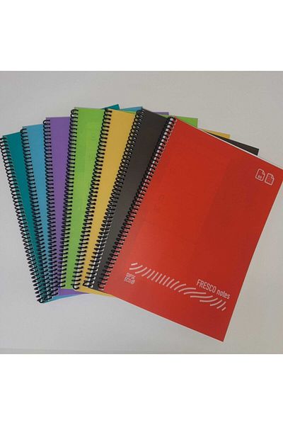 Gıpta Fresco A4 2 Lined 2 Plaids 80 Sheets School Notebook (1 piece Faber Castell Hi-lighter Gift)