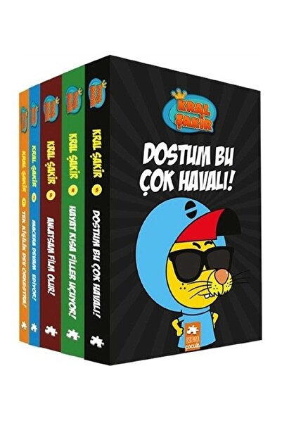 Eksik Parça Yayınları Kral Şakir 5 Kitap Takım Set - Varol Yaşaroğlu /