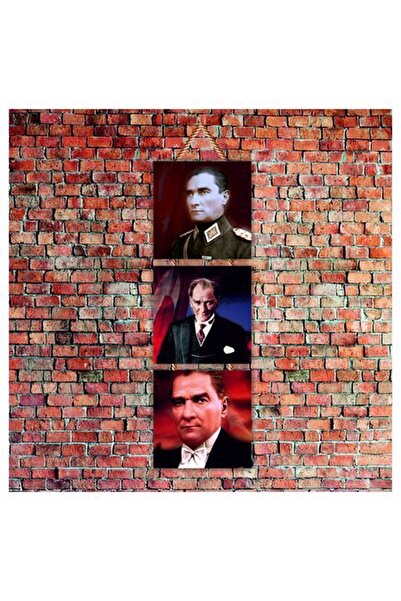 Cakatablo Ατατούρκ Τυπωμένο 14x14 εκ. 3 Τεμάχια