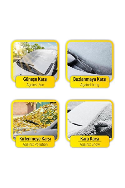 Automix Auto Windshield Protector Cover 4 Layers Strong Protection