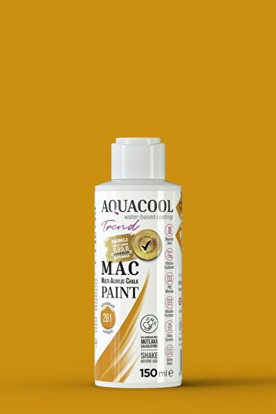Aquacool Trend Mac Boya 281 Kehribar 150ml