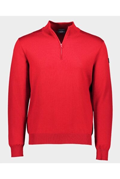PAUL&SHARK Men's Red Men's Knitted Sweater C.w.wool