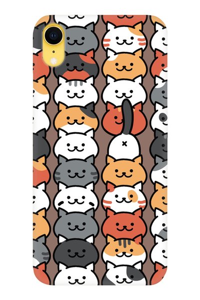 Cekuonline Apple iPhone Xr Case Patterned Colored Design Silicone - Thankless...