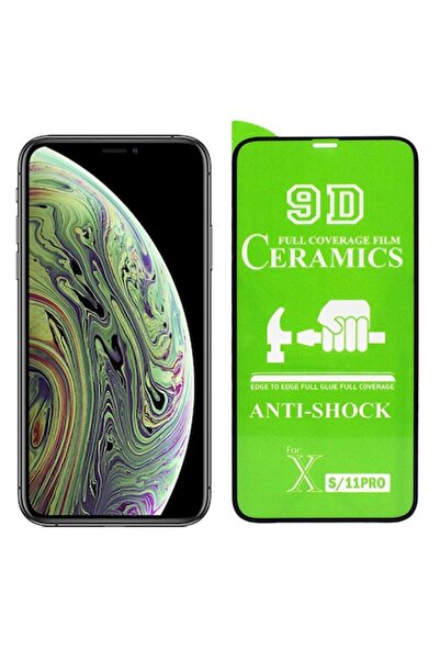 Miscase Iphone 11 Pro Uyumlu Ekran Koruyucu 9h Seramik Cam Siyah
