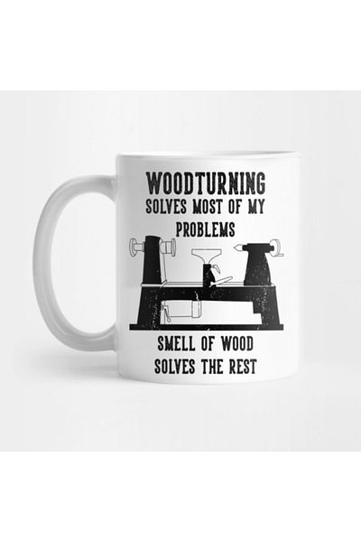 Pixxa كوب نجار من Woodturning Wood Solves My Problems