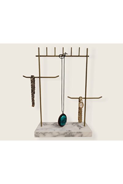 AYYBUU Jewelry Stand Gold/white