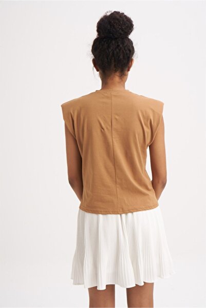 Quzu Γυναικείο μπλουζάκι με επένδυση χωρίς μανίκια