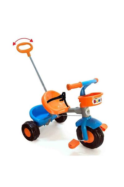 Akar Oyuncak Ebeveyn Kontrollü Boni Bike Demonte 3 Tekerlekli Bisiklet Turuncu