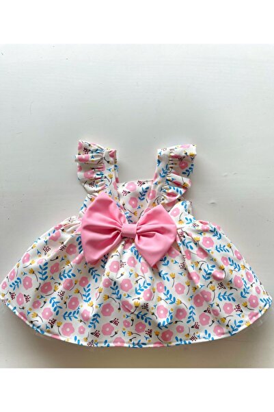 Anne Kız Tasarım Fiyonklu Elbise