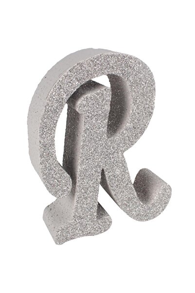 Kına Atölyesi 3d Kalın Simli Strafor Harf 4cmx15cm Gümüş R