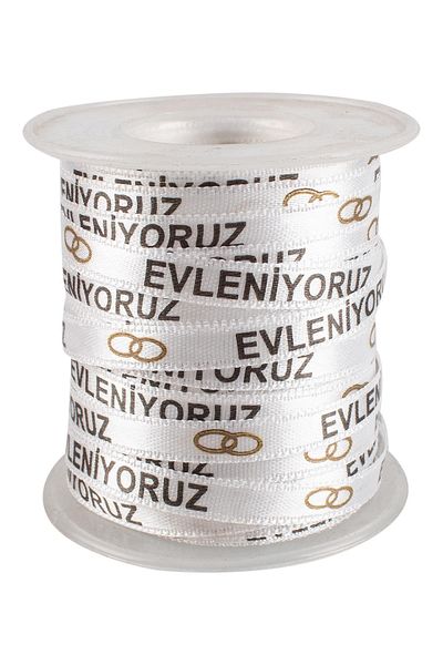 Kına Atölyesi We're Married Written Ribbon 60 Mm 40 Meters