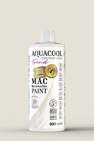 Aquacool Trend Mac Boya 117 Eski Beyaz 500ml