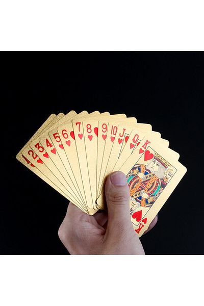 Hormiga Poker Playing Cards Swamp Game Cards Gold Plated Deck Paper Game Set