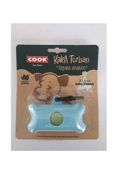 COOK أكياس براز الحيوانات الأليفة مع نفطة 30 قطعة