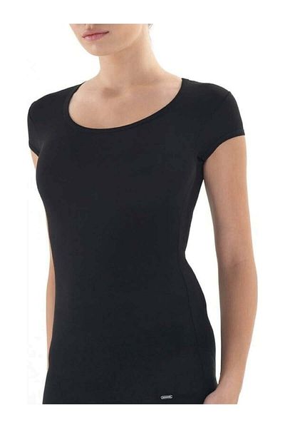 Blackspade 1622 Tricou argintiu respirabil 94% modal pentru femei