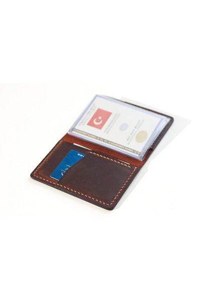 Hi Leather Genuine Leather Car License Case / Container