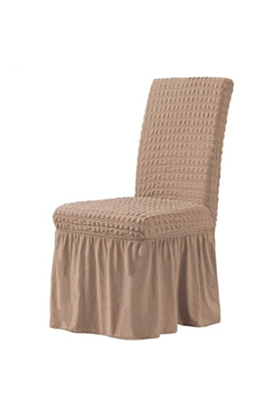 uygarhome Husă pentru scaun din Lycra înfășurată în culoarea pietrei