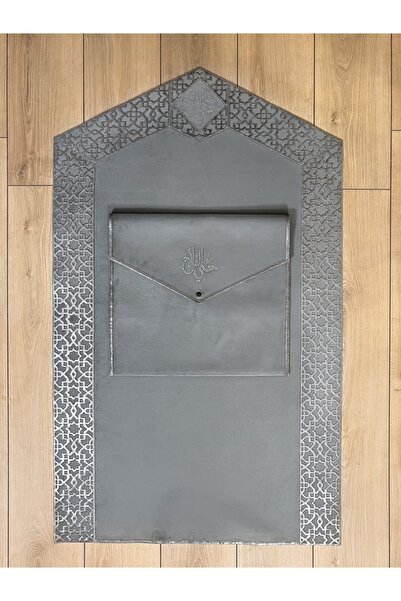 Creativehome Ottoman Gri Seccade Ve Çantası, Çift Taraflı Kadife, El Yapımı, ...