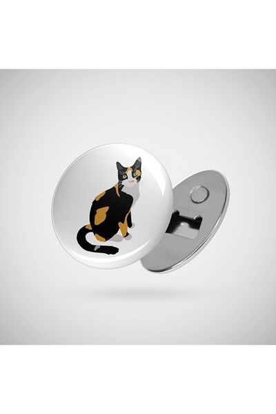 Fizello Calico Portrait, Cute Calico Cat, Calico Cat Lover Ανοιχτήρι