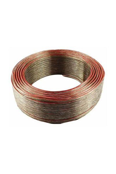 NcpLine 2 * 0,75 2 X 0,75 Şeffaf Hoparlör Kablosu Kamyon Araba Camii Iç Tesis...