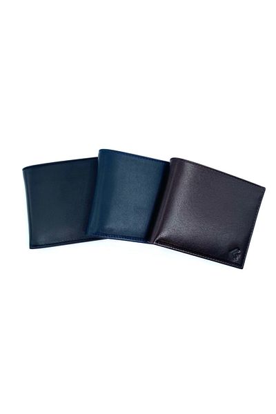 Eminsa Men's Black Leather Wallet