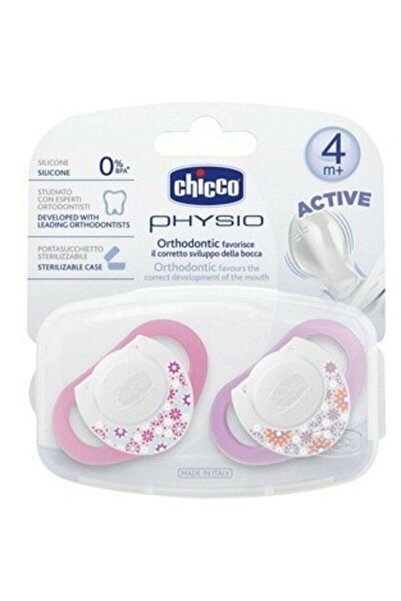 Chicco Emzik Physio Pembe Silikon 4m+ 2'li