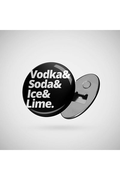 Fizello Vodka Soda Ice And Lime Deschizător