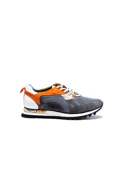 MARCOMEN Suede Detailed Smoked Sneaker
