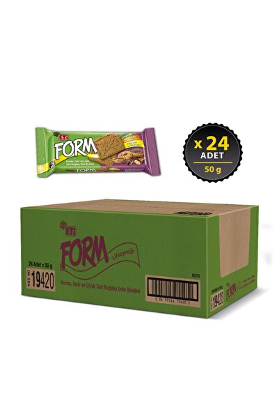 Eti Form Hurma İncir Ve Çiyali Bisküvi 50 g x 24 Adet