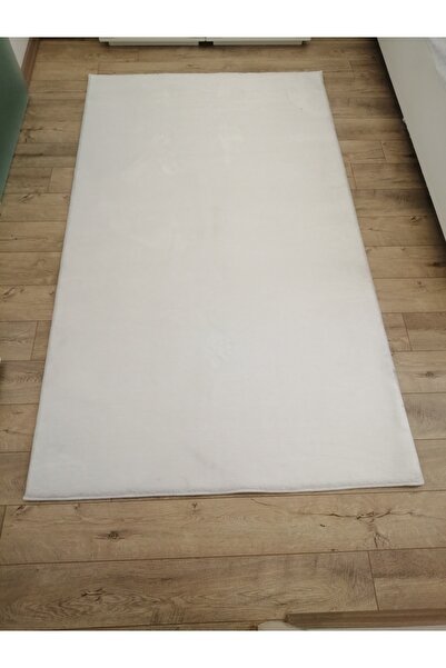 BAKIRÖZÜ HOME Πλεκτό χαλάκι με αντιολισθητική βάση, λευκό