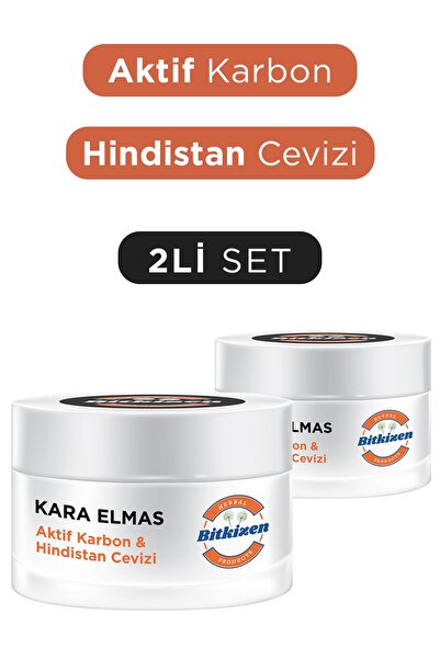 Aktif Karbon Diş Beyazlatma Tozu 2 Li Set