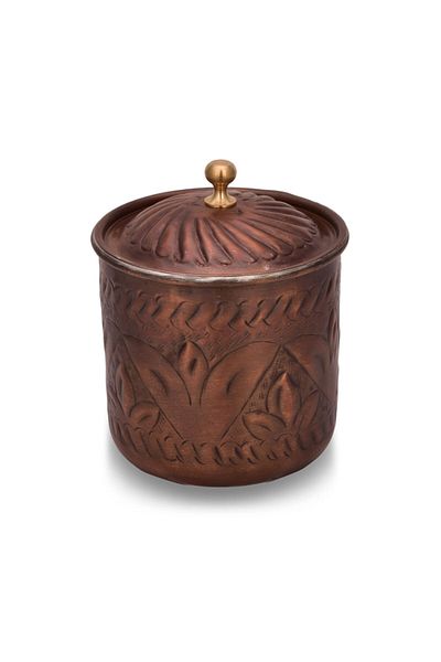GEREKSEAL Premium Collection - Set of 4 Spice Rack Copper, Hand Processing