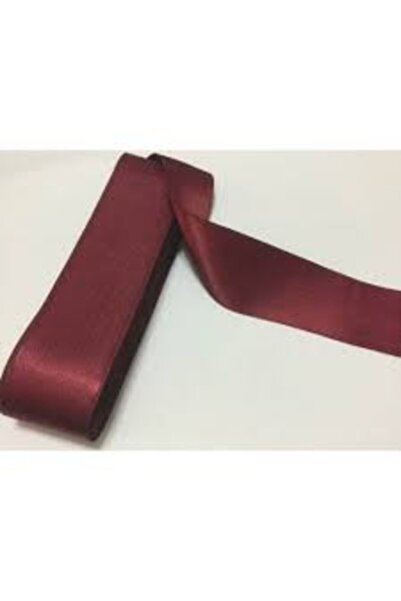 Aker Hediyelik Panglică din satin de 3 cm Burgundy – Panglică