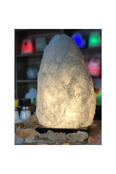 Ankaflex Doğal Kristal Kaya Tuzu Lambası 1-2 Kg Tuz Lamba Dekoratif Abajur