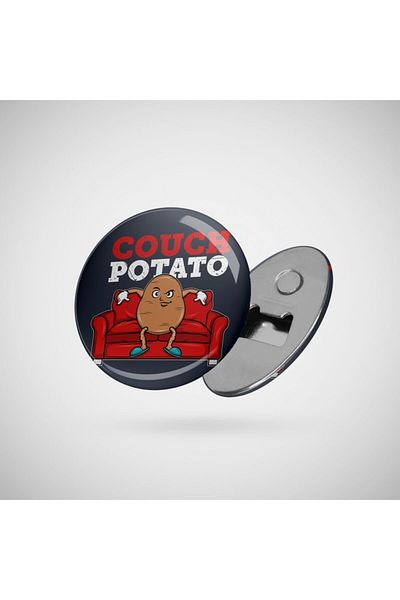 Fizello فتاحة هدايا من Couch Potato Sofa Nerd Gamer French Fries