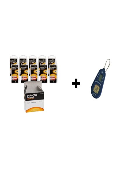 Duracell Activair 13 Numara Işitme Cihaz Pili 6'lı Blister 10 Paket + Işitme ...
