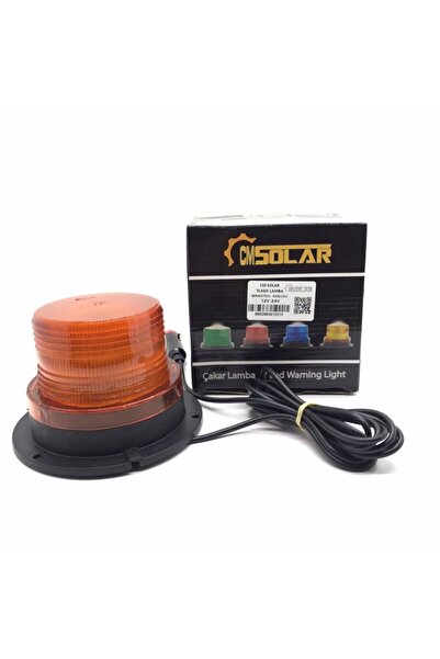 Genel Markalar Cmsolar Mıknatıslı Çakar Tepe Lambası Sarı 12v - 24v Tüm Araçlar Için