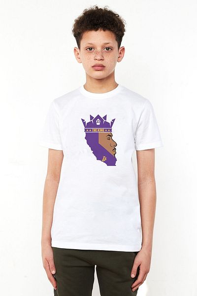 QIVI Tricou alb pentru copii unisex