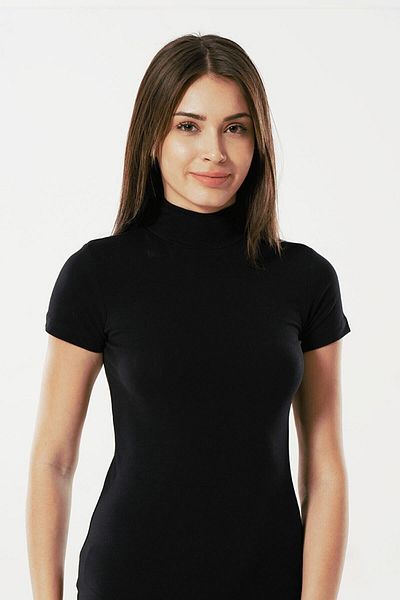 Şahinler Short Sleeve Turtleneck Undershirt Black M Sh New Season