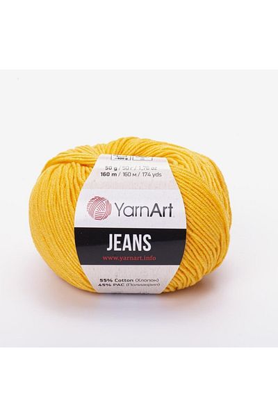 Yarnart Jeans Amigurumi Knitting Yellow 35