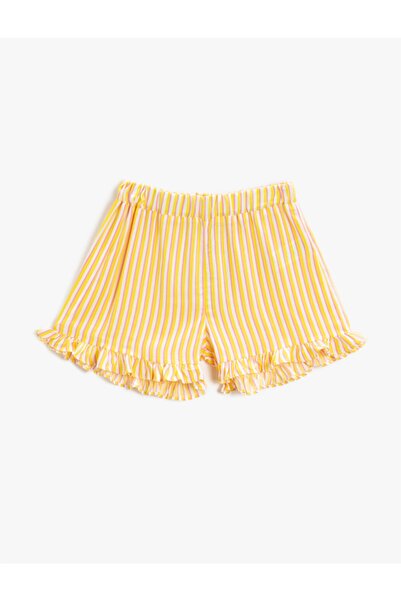 Koton Къси панталони с волани на райета