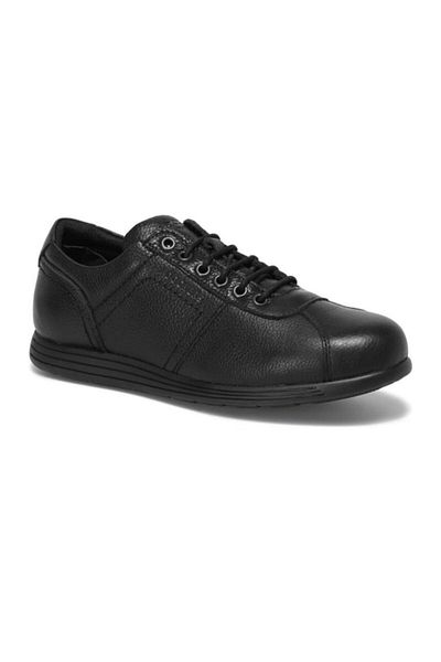 Dockers 225044   Black Leather Laced Comfort Orthopedic Men's Shoes
